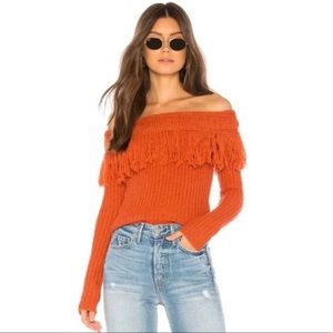 Revolve Tularosa Fringe Sweater